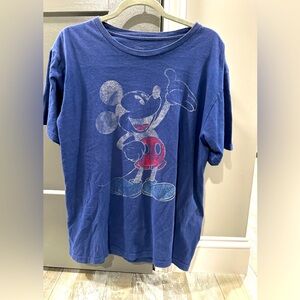 Vintage Blue Mickey Mouse T Shirt. Men's large from Disney Store